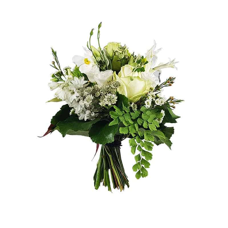Ein Traum in Weiß - Blumenstrauß ganz in weiß gehalten – Bild 2