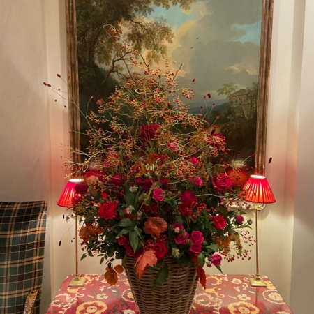 Üppiger Blumen Schmuck
