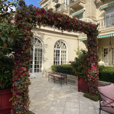Rosenbogen Terrasse minerva