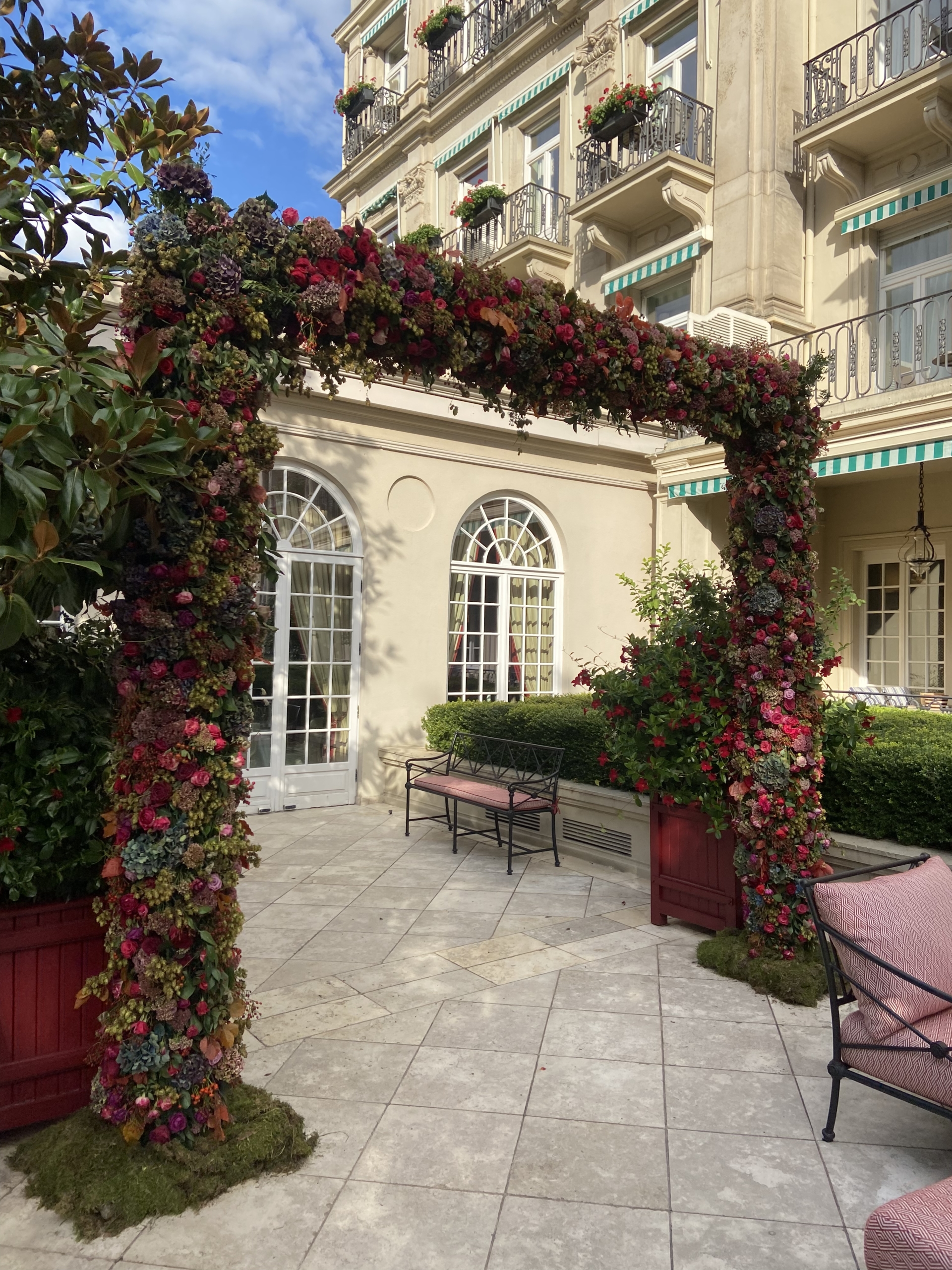 Rosenbogen Terrasse minerva